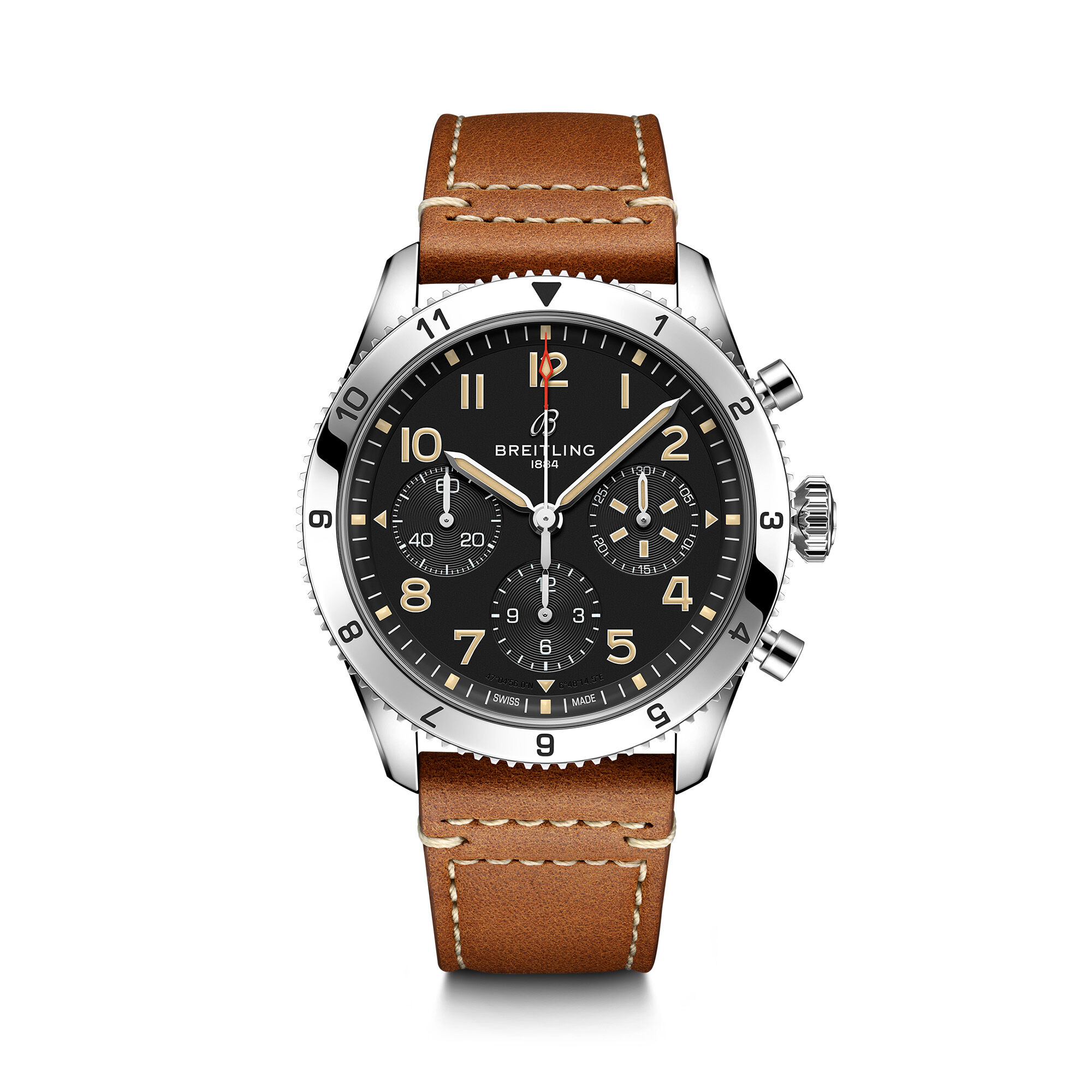 Classic AVI P 51 Mustang Automatic Chronograph 42 mm Stainless